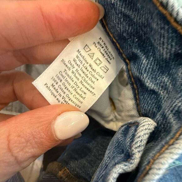 Everlane The Cheeky Jean Denim Size 28 Croop 1735 - Picture 10 of 12